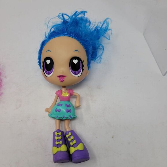 Kawaii Crush Set Of 3 Big Eyes 8" Dolls Colored Hair 2013 Spin Master - Picture 3 of 10